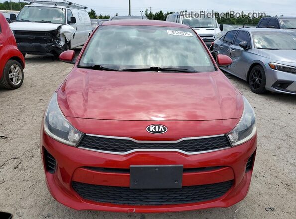 3KPA24AB9KE172818 2019 KIA RIO Red Դիմացի տեսք