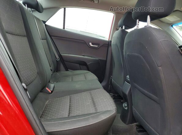 3KPA24AB9KE172818 2019 KIA RIO Red Հետևի նստատեղերի տեսք