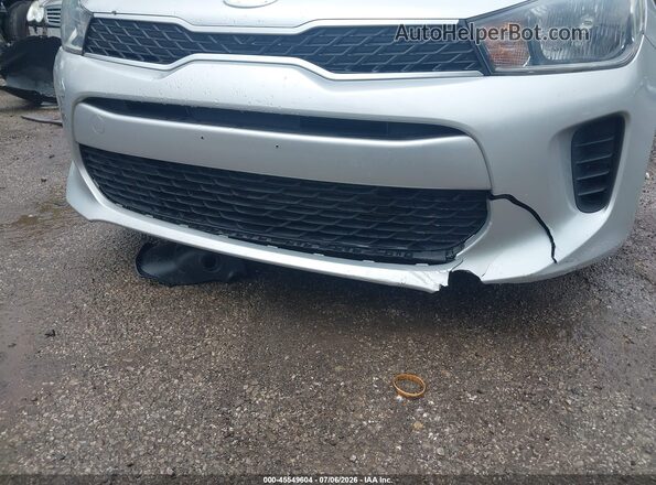 3KPA24ABXJE145447 2018 KIA RIO Silver Вид щитка приладів