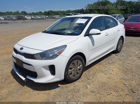 3KPA24AD0LE278352 2020 KIA RIO Белый Передняя левая четверть
