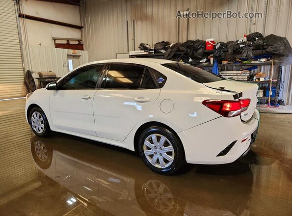 3KPA24AD0ME378954 2021 KIA RIO White უკანა მარცხენა