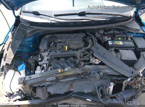 3KPA24AD0ME430485 2021 KIA RIO Синий Вид сзади