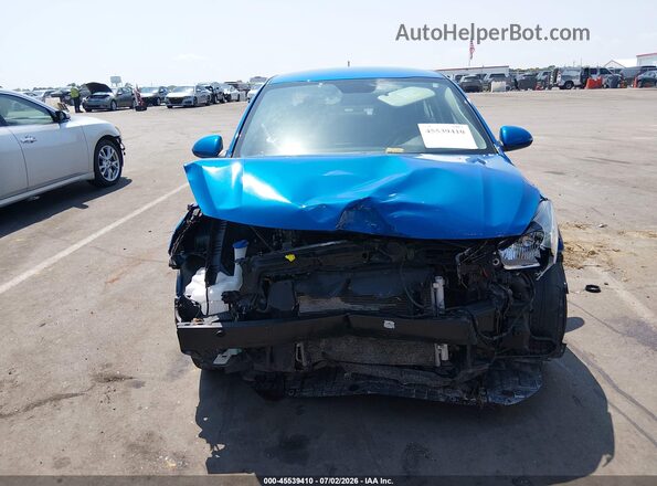 3KPA24AD0ME430485 2021 KIA RIO Синий Вид щитка приборов