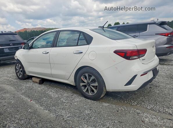 3KPA24AD0NE438443 2022 KIA RIO White Rear left
