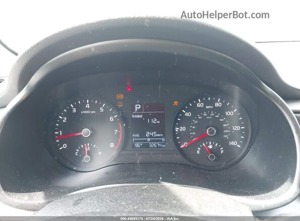 3KPA24AD0PE604382 2023 KIA RIO Silver Vista de los asientos traseros