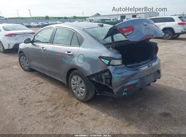 3KPA24AD1LE334038 2020 KIA RIO Light Blue Задня ліва чверть