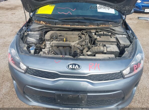 3KPA24AD1LE334038 2020 KIA RIO Light Blue Вид ззаду