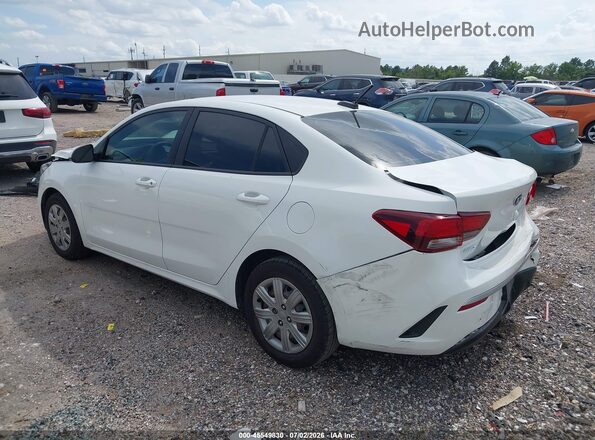3KPA24AD1ME372547 2021 KIA RIO White Задня ліва чверть