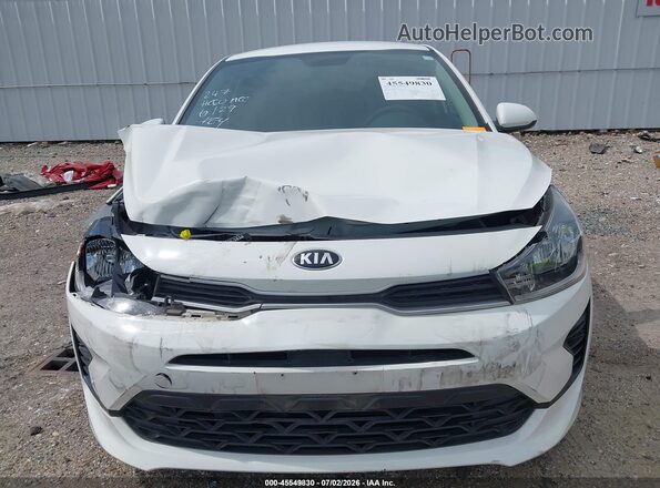 3KPA24AD1ME372547 2021 KIA RIO White Вид щитка приладів