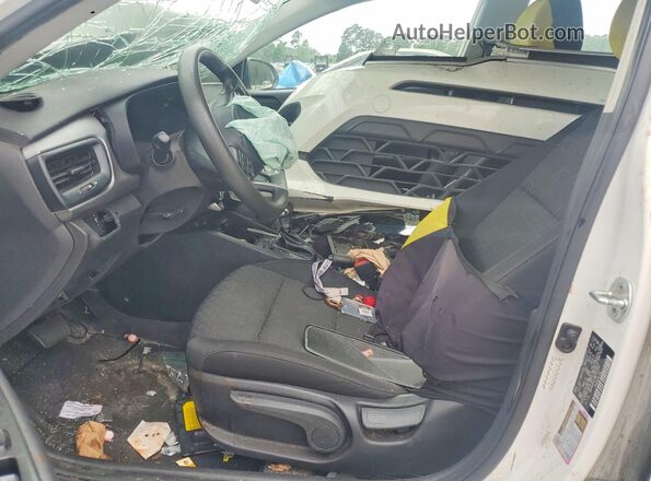 3KPA24AD1ME392894 2021 KIA RIO White Widok wnętrza z przodu