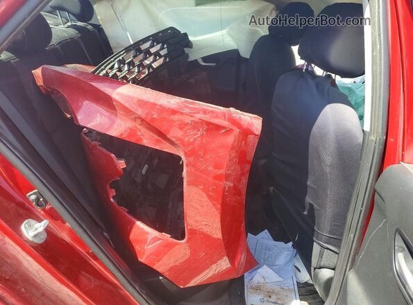 3KPA24AD1ME400329 2021 KIA RIO Red Вид задніх сидінь