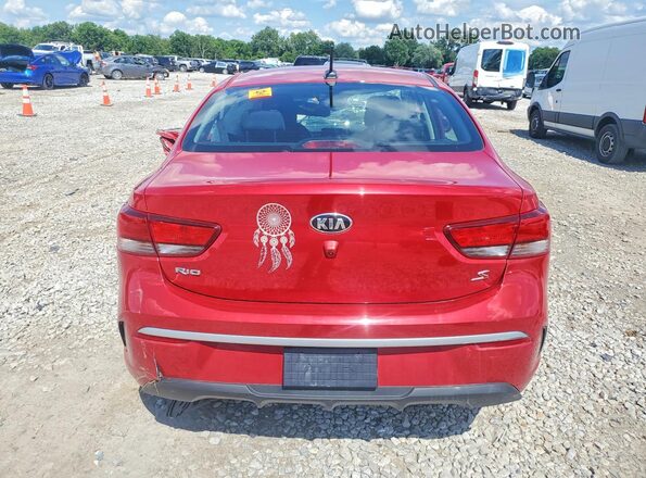 3KPA24AD1ME400329 2021 KIA RIO Red Вид ззаду