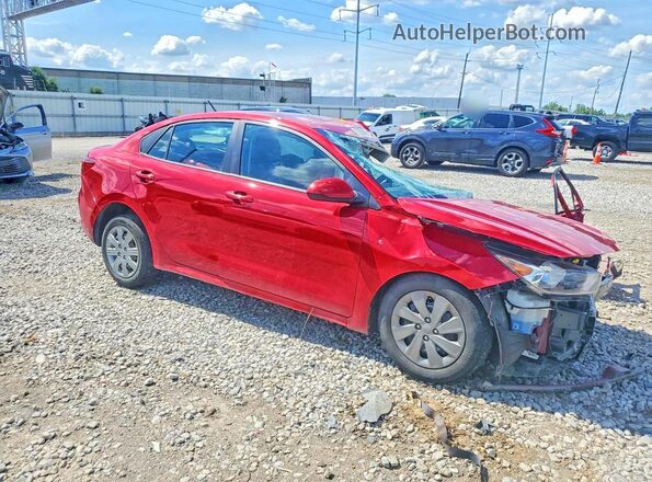 3KPA24AD1ME400329 2021 KIA RIO Red Передня права чверть