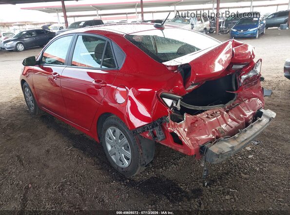 3KPA24AD1ME403067 2021 KIA RIO Red Задня ліва чверть