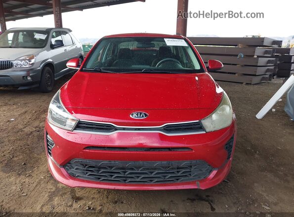 3KPA24AD1ME403067 2021 KIA RIO Red Вид задньої частини салону