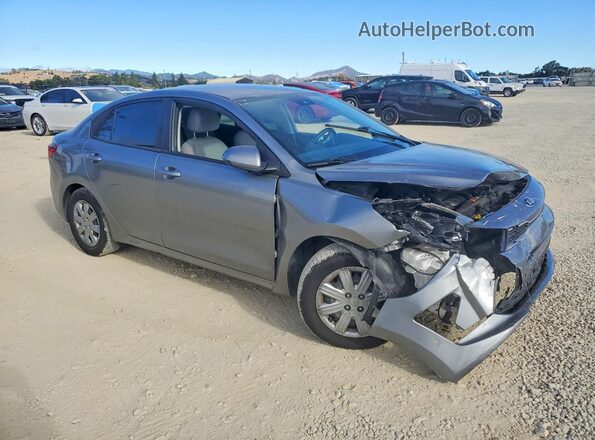 3KPA24AD1ME425120 2021 KIA RIO Gray Front right