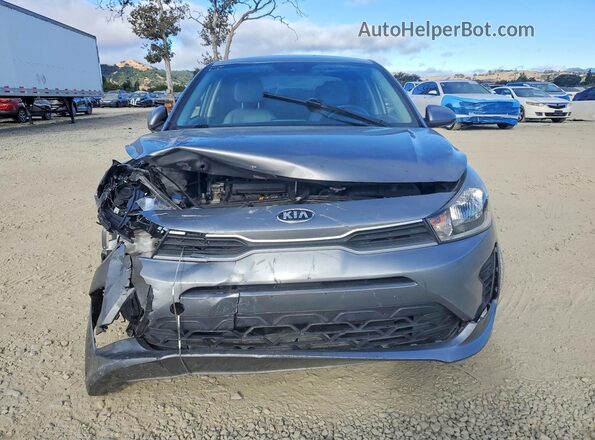 3KPA24AD1ME425120 2021 KIA RIO Gray Front view