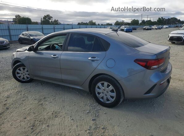 3KPA24AD1ME425120 2021 KIA RIO Gray Rear left