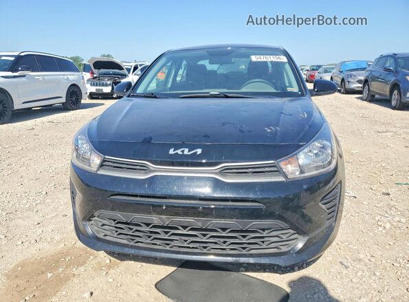 3KPA24AD1PE559470 2023 KIA RIO Черный Вид спереди