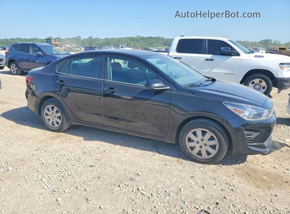 3KPA24AD1PE559470 2023 KIA RIO Черный Передняя правая четверть