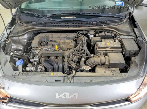 3KPA24AD1PE592548 2023 KIA RIO Gray Vista interior trasera