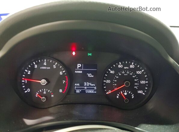 3KPA24AD1PE592548 2023 KIA RIO Gray Vista del cuadro de instrumentos