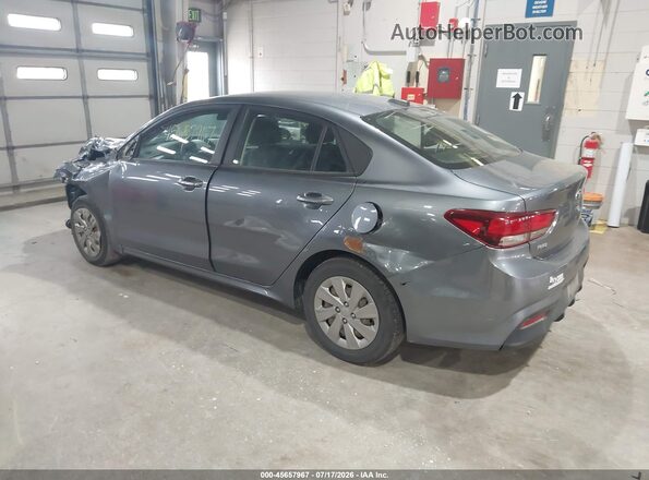 3KPA24AD2LE300660 2020 KIA RIO Gray უკანა მარცხენა