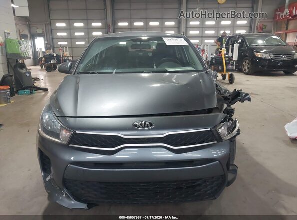 3KPA24AD2LE300660 2020 KIA RIO Gray უკანა სალონის ხედი