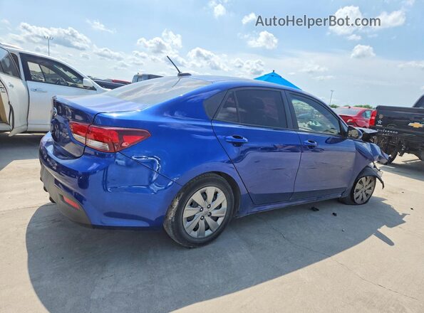3KPA24AD2LE311562 2020 KIA RIO Blue Задня права чверть