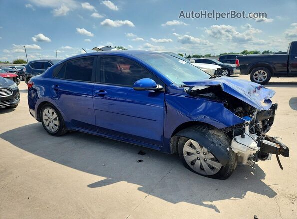 3KPA24AD2LE311562 2020 KIA RIO Blue Передня права чверть