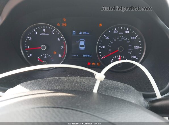 3KPA24AD2LE329222 2020 KIA RIO Blue Вид задніх сидінь