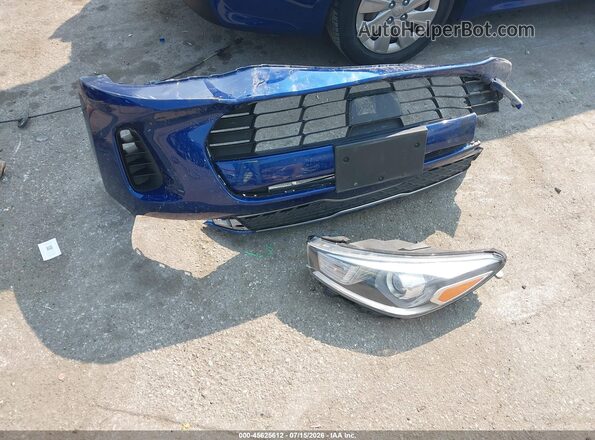 3KPA24AD2LE329222 2020 KIA RIO Blue Вид щитка приладів