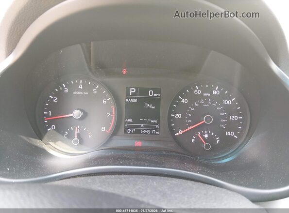 3KPA24AD2LE346067 2020 KIA RIO Белый Вид задних сидений