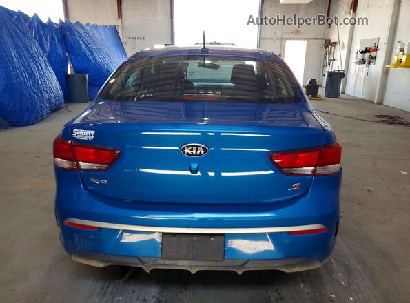 3KPA24AD2ME366126 2021 KIA RIO Blue Հետևի տեսք
