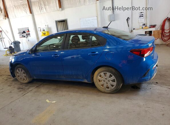 3KPA24AD2ME366126 2021 KIA RIO Blue Հետևի ձախ