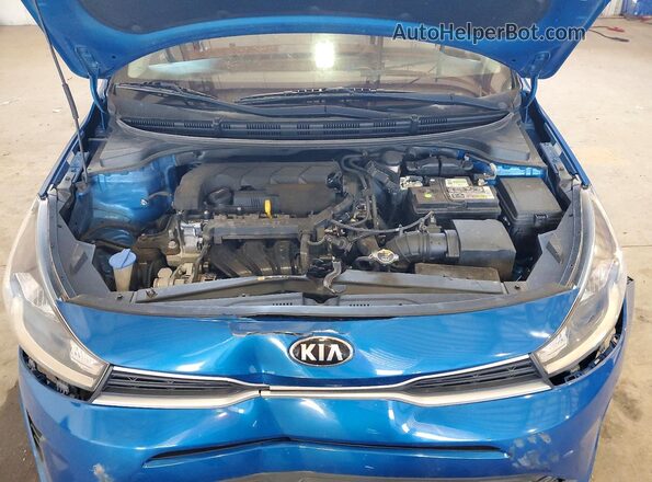 3KPA24AD2ME366126 2021 KIA RIO Blue Սալոնի հետևի տեսք