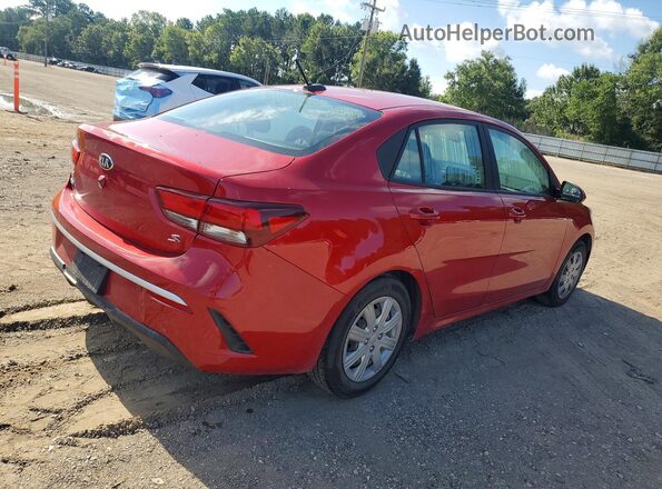 3KPA24AD2ME384853 2021 KIA RIO Red უკანა მარჯვენა