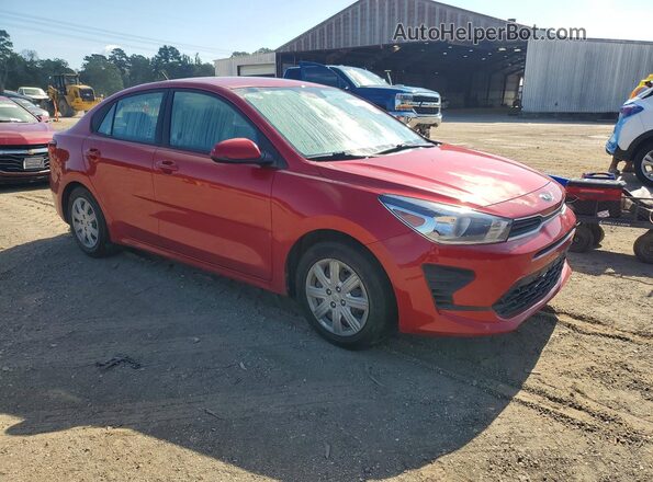 3KPA24AD2ME384853 2021 KIA RIO Red წინა მარჯვენა