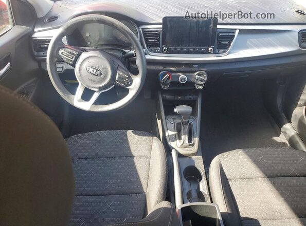 3KPA24AD2ME384853 2021 KIA RIO Red წინა პანელის ხედი
