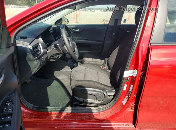 3KPA24AD2ME384853 2021 KIA RIO Red ძრავის განყოფილების ხედი