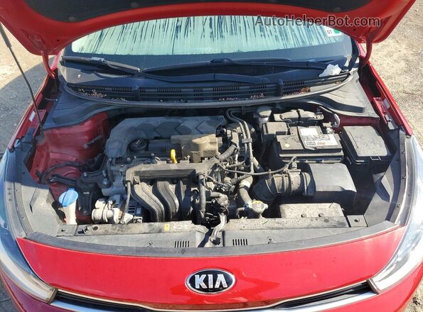 3KPA24AD2ME384853 2021 KIA RIO Red უკანა სალონის ხედი