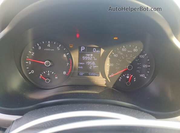 3KPA24AD2ME391379 2021 KIA RIO Gray Instrument cluster view