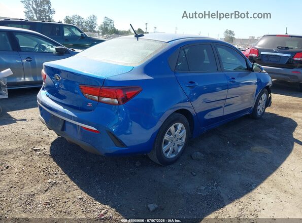3KPA24AD2ME418628 2021 KIA RIO Blue Rear right