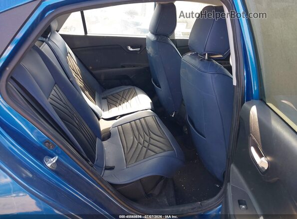 3KPA24AD2ME418628 2021 KIA RIO Blue VIN sticker view