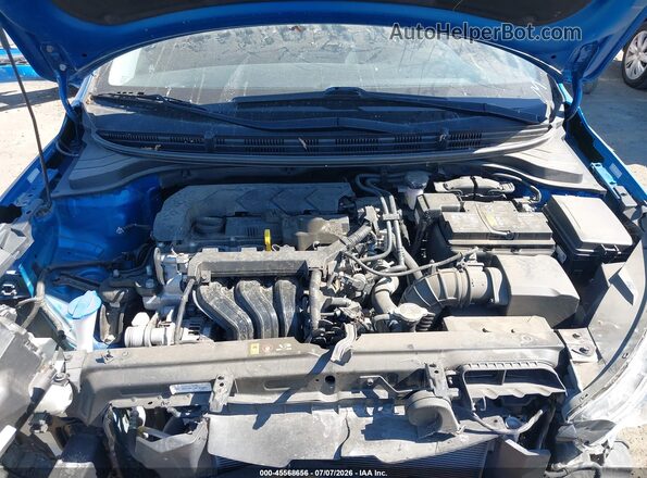 3KPA24AD2ME418628 2021 KIA RIO Blue Rear view