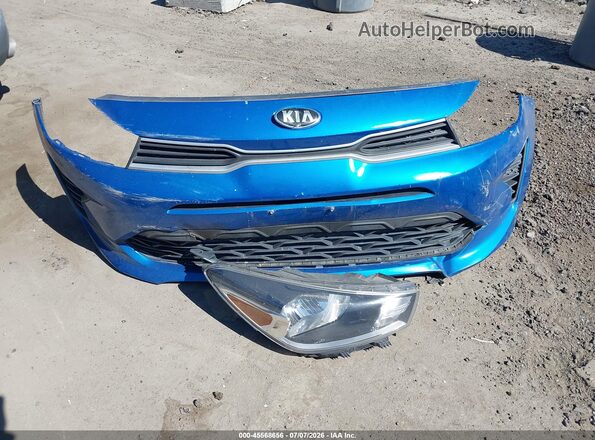 3KPA24AD2ME418628 2021 KIA RIO Blue Instrument cluster view