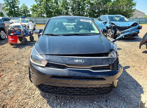 3KPA24AD2ME423912 2021 KIA RIO Black Front view