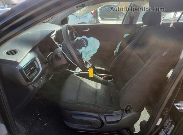 3KPA24AD2NE437083 2022 KIA RIO Black Սալոնի դիմացի տեսք