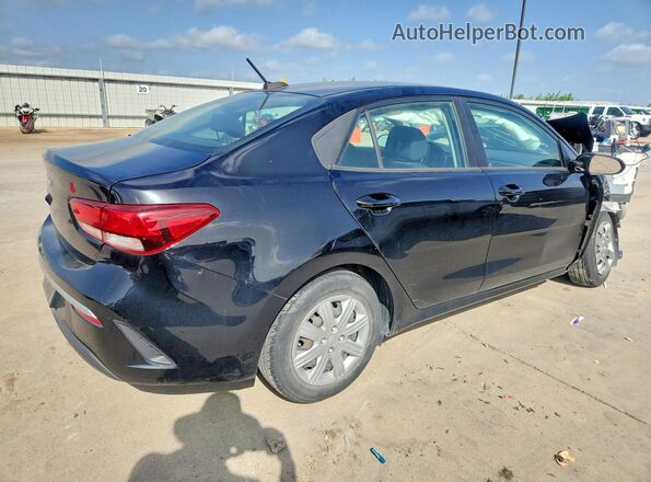 3KPA24AD2NE437083 2022 KIA RIO Black Հետևի աջ