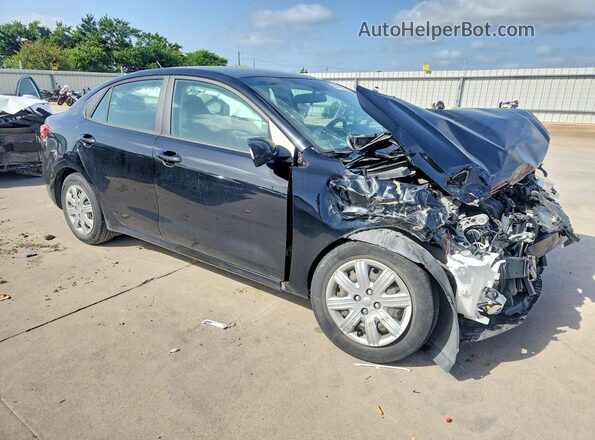 3KPA24AD2NE437083 2022 KIA RIO Black Առջևի աջ